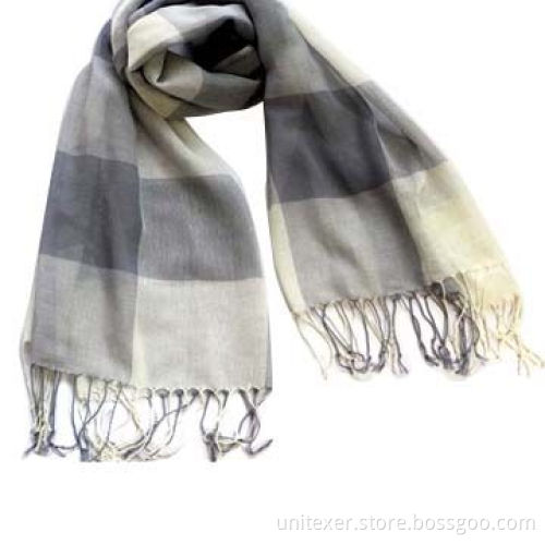 100% Cotton Scarf, Measures 58 x 170cm + 10cm x 2 Fringe, Customized Designs and Logos are Accepted